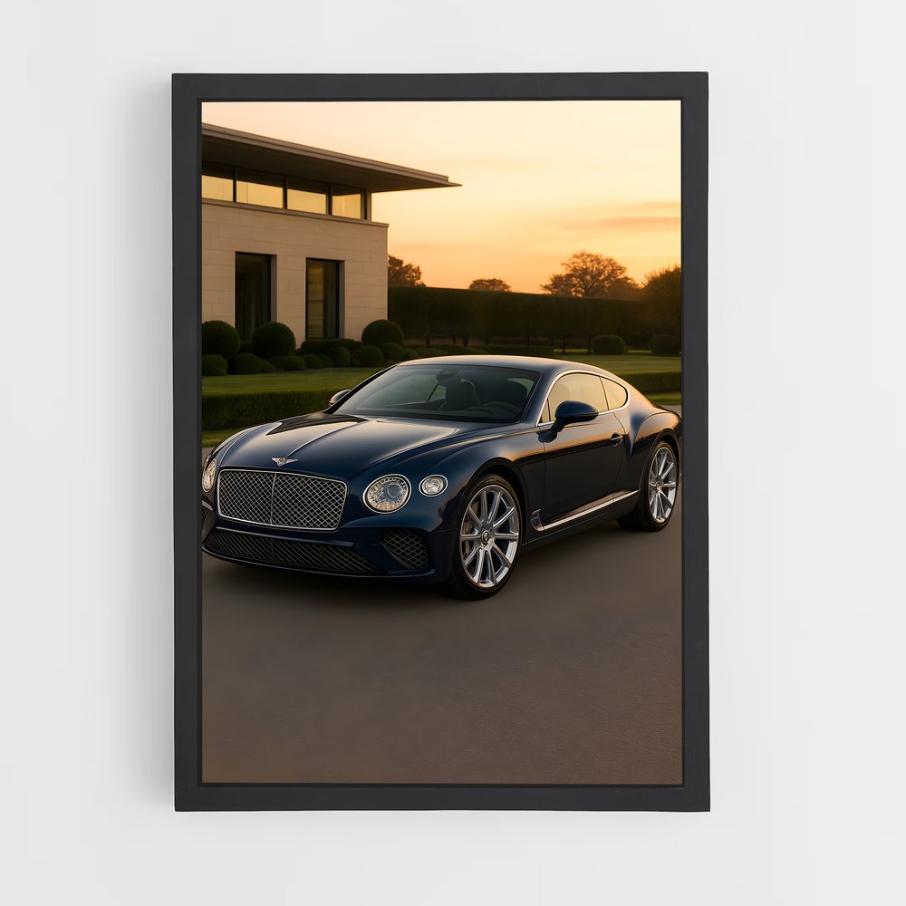 Poster Continental speed – affiche Bentley (vue 2)